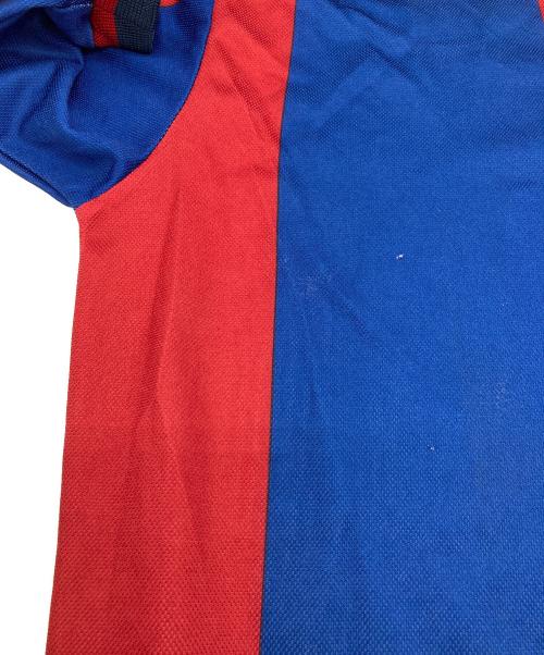 NIKE（ナイキ）NIKE (ナイキ) 【古着】89-99FCバルセロナゲームシャツ　1998年-1999年 レッド×ネイビー サイズ:Lの古着・服飾アイテム