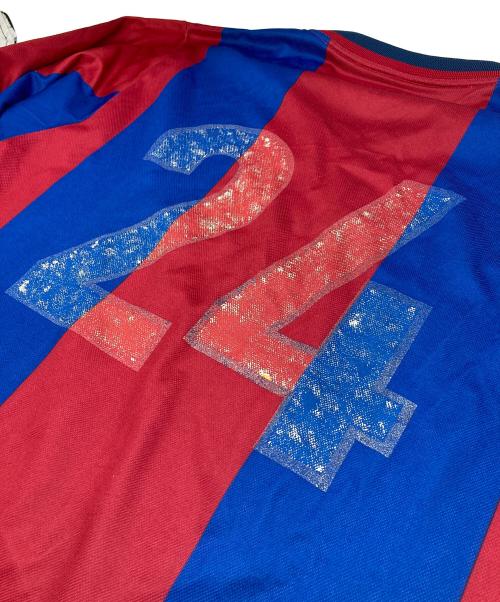 NIKE（ナイキ）NIKE (ナイキ) 【古着】89-99FCバルセロナゲームシャツ　1998年-1999年 レッド×ネイビー サイズ:Lの古着・服飾アイテム