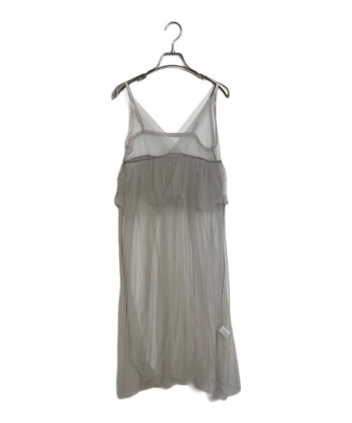 willfully（ウィルフリー）willfully (ウィルフリー) layered tulle peplum cami OP ピンク サイズ:FREEの古着・服飾アイテム