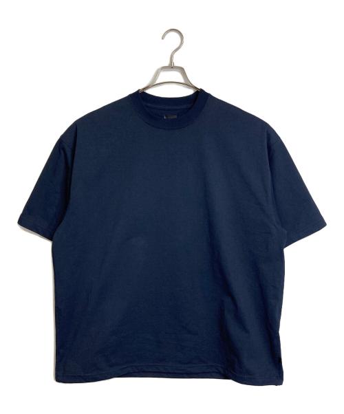 DAIWA PIER39（ダイワ ピア39）DAIWA PIER39 (ダイワ ピア39) TECH DRAWSTRING TEE  テックドローストリングショートスリーブティー　ドローコード付き クルーネックTシャツ ネイビー サイズ:Xlの古着・服飾アイテム