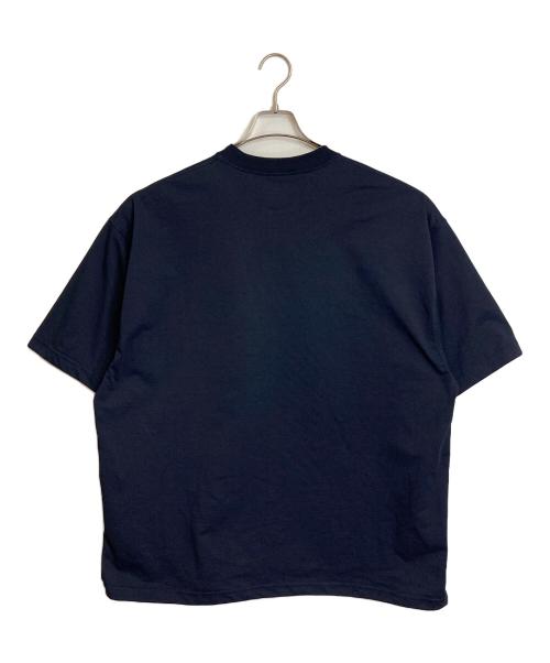 DAIWA PIER39（ダイワ ピア39）DAIWA PIER39 (ダイワ ピア39) TECH DRAWSTRING TEE  テックドローストリングショートスリーブティー　ドローコード付き クルーネックTシャツ ネイビー サイズ:Xlの古着・服飾アイテム