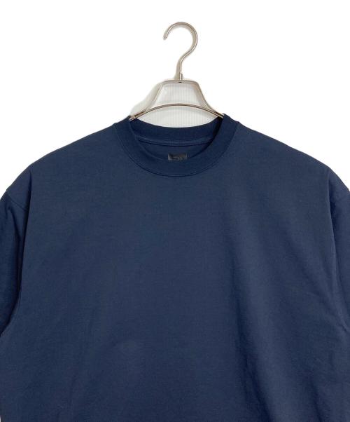 DAIWA PIER39（ダイワ ピア39）DAIWA PIER39 (ダイワ ピア39) TECH DRAWSTRING TEE  テックドローストリングショートスリーブティー　ドローコード付き クルーネックTシャツ ネイビー サイズ:Xlの古着・服飾アイテム