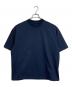 DAIWA PIER39（ダイワ ピア39）の古着「TECH DRAWSTRING TEE  テックドローストリングショートスリーブティー　ドローコード付き クルーネックTシャツ」｜ネイビー