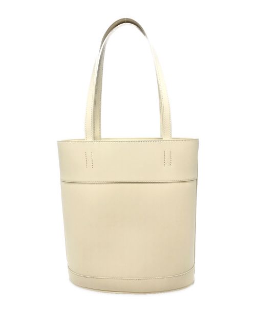 Ferragamo（フェラガモ）Ferragamo (フェラガモ) CHARMING TOTE BAG チャーミングレザートートバッグ ホワイト サイズ:実寸参照の古着・服飾アイテム