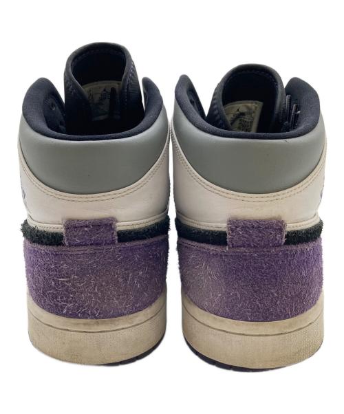 NIKE（ナイキ）NIKE (ナイキ) ハイカットスニーカー　エアジョーダン1  AIR JORDAN1 ブラック×パープル サイズ:29cmの古着・服飾アイテム