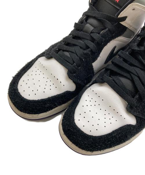 NIKE（ナイキ）NIKE (ナイキ) ハイカットスニーカー　エアジョーダン1  AIR JORDAN1 ブラック×パープル サイズ:29cmの古着・服飾アイテム