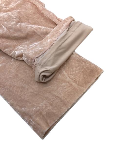 CLANE（クラネ）CLANE (クラネ) COLOR LINE VELOR PANTS ピンクの古着・服飾アイテム