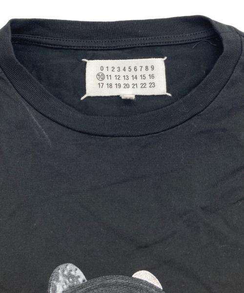 Maison Margiela（メゾンマルジェラ）Maison Margiela (メゾンマルジェラ) タンバリン転写Tシャツ ブラック サイズ:48の古着・服飾アイテム