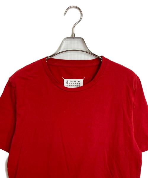 Maison Margiela（メゾンマルジェラ）Maison Margiela (メゾンマルジェラ) 4つタグTシャツ レッド サイズ:46の古着・服飾アイテム