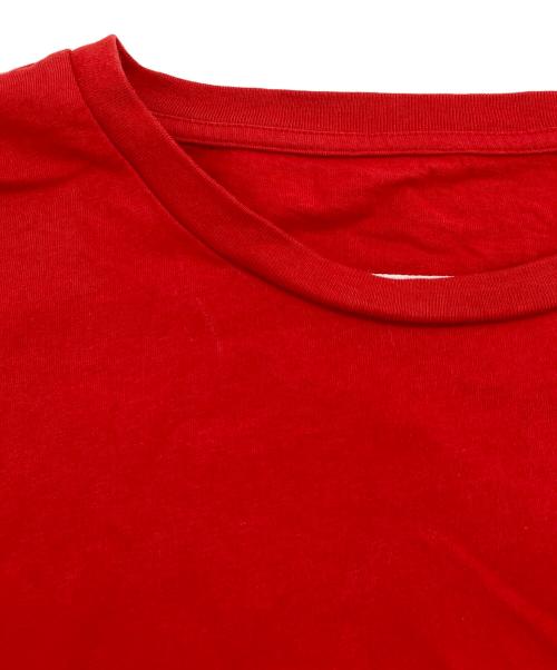 Maison Margiela（メゾンマルジェラ）Maison Margiela (メゾンマルジェラ) 4つタグTシャツ レッド サイズ:46の古着・服飾アイテム