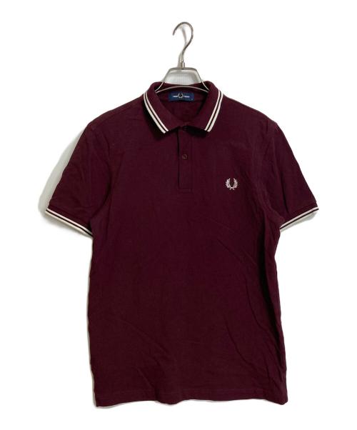 FRED PERRY（フレッドペリー）FRED PERRY (フレッドペリー) ポロシャツ　コットンシャツ バーガンディー サイズ:Sの古着・服飾アイテム