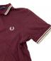 中古・古着 FRED PERRY (フレッドペリー) ポロシャツ　コットンシャツ バーガンディー サイズ:S：4000円
