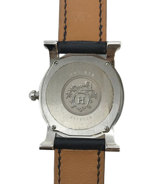 HERMES（エルメス）HERMES (エルメス) Hウォッチ ロンド  D□刻印　腕時計 ホワイト サイズ:実寸参照の古着・服飾アイテム