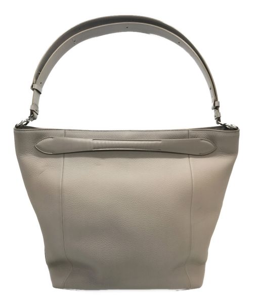 Maison Margiela（メゾンマルジェラ）Maison Margiela (メゾンマルジェラ) Soft 5AC Shopping トートバッグ　レザーバッグ Smoke(T8135) サイズ:実寸参照の古着・服飾アイテム