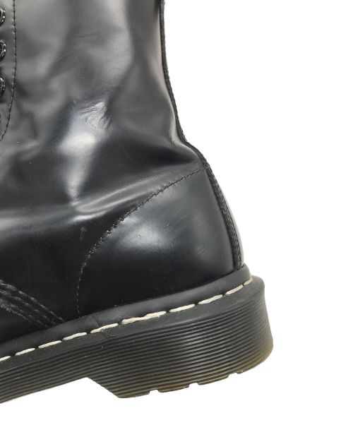Dr.Martens（ドクターマーチン）Dr.Martens (ドクターマーチン) MONO 8ホールブーツ　編み上げブーツ ブラック サイズ:UK5の古着・服飾アイテム