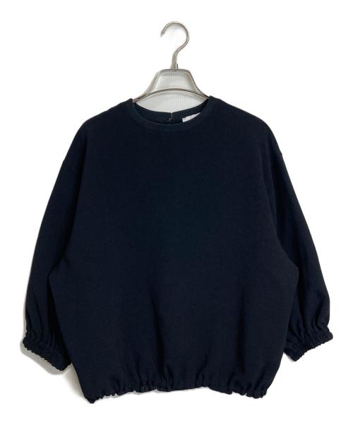 UNITED ARROWS（ユナイテッドアローズ）UNITED ARROWS (ユナイテッドアローズ) COMFY シャーリングゴム プルオーバー ブラック サイズ:36の古着・服飾アイテム
