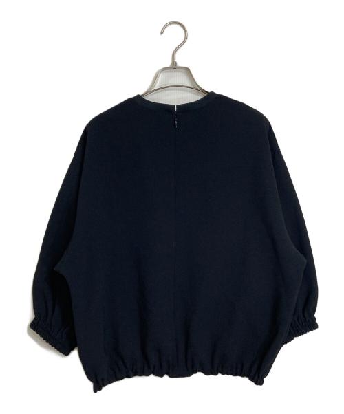 UNITED ARROWS（ユナイテッドアローズ）UNITED ARROWS (ユナイテッドアローズ) COMFY シャーリングゴム プルオーバー ブラック サイズ:36の古着・服飾アイテム