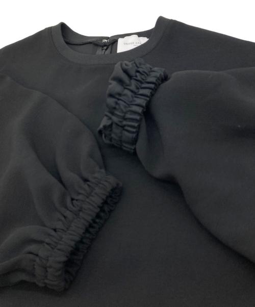 UNITED ARROWS（ユナイテッドアローズ）UNITED ARROWS (ユナイテッドアローズ) COMFY シャーリングゴム プルオーバー ブラック サイズ:36の古着・服飾アイテム