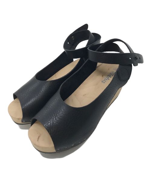 Trippen（トリッペン）Trippen (トリッペン) Orinoco ベージュ×ブラック サイズ:35の古着・服飾アイテム