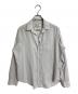 Frank&Eileen（フランクアンドアイリーン）の古着「コットンボイルシャツ　トップボタン無し」｜グレー