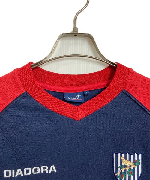 ALBION（アルビオン）ALBION (アルビオン) 【古着】ラグランゲームTシャツ　半袖カットソー　Tシャツ レッド×ネイビー サイズ:Sの古着・服飾アイテム