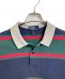 POLO RALPH LAUREN (ポロ・ラルフローレン) ポロシャツ　半袖　S/S   ボーダーポロシャツ　USA製　オーバーサイズ マルチカラー サイズ:BIG：3500円