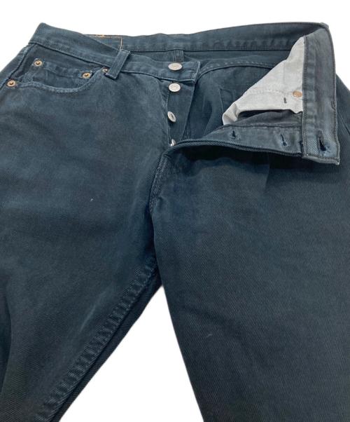 LEVI'S（リーバイス）LEVI'S (リーバイス) 【古着】90’S 501後染ブラックデニム ボタンフライ デニムパンツ ５Pデニムパンツ　90年代　トルコ製 ブラック サイズ:W30L32の古着・服飾アイテム