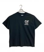 WASTED YOUTH×BUDWEISERウェイステッドユース×バドワイザー）の古着「コラボTシャツ　半袖カットソー　Tシャツ　Tee  日本製」｜ブラック