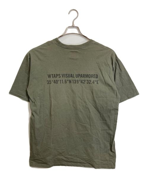 WTAPS（ダブルタップス）WTAPS (ダブルタップス) WTAPS  VUA T Tシャツ クルーネックTシャツ バックプリントTシャツ グリーン サイズ:X05の古着・服飾アイテム
