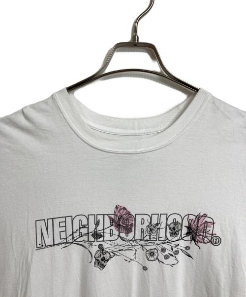 NEIGHBORHOOD（ネイバーフッド）NEIGHBORHOOD (ネイバーフッド) Dr Woo (ドクターウー) NH X DR WOO . TEE SS-1  半袖カットソー　Tシャツ　Tee   オーバーサイズ ホワイト サイズ:XXLの古着・服飾アイテム