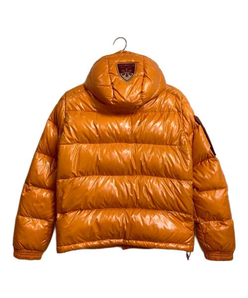 MONCLER（モンクレール）MONCLER (モンクレール) K2 加工ワッペンダウンジャケット　並行品  SPECIAL Patch down jacket オレンジの古着・服飾アイテム