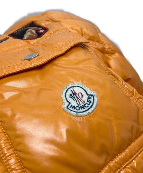 MONCLER（モンクレール）MONCLER (モンクレール) K2 加工ワッペンダウンジャケット　並行品  SPECIAL Patch down jacket オレンジの古着・服飾アイテム