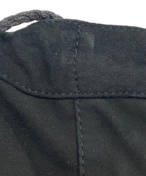 elight（イーライト）elight (イーライト) スウェードカーゴハーフパンツ ブラック サイズ:1の古着・服飾アイテム