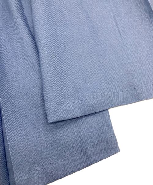 wafu（ワフー）wafu (ワフー) リネンパンツ ブルー サイズ:FREEの古着・服飾アイテム