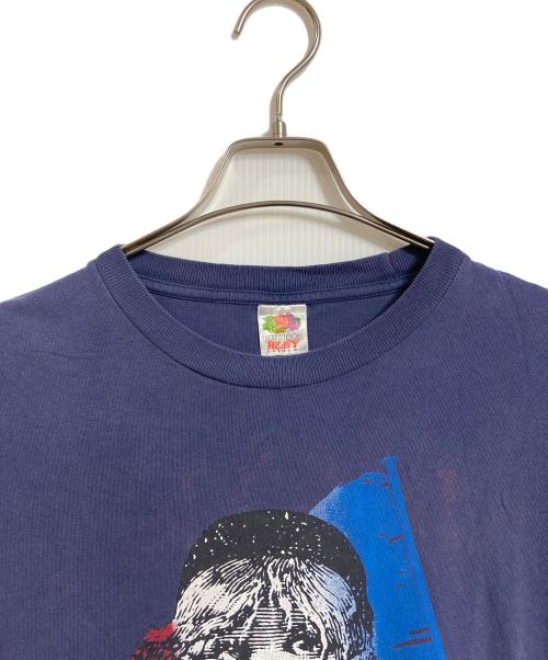 FRUIT OF THE LOOM（フルーツオブザルーム）FRUIT OF THE LOOM (フルーツオブザルーム) 【古着】Les Miserables 両面プリントTシャツ　半袖カットソー　Tee   1986コピーライター有 ネイビー サイズ:実寸参照の古着・服飾アイテム