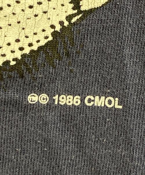 FRUIT OF THE LOOM（フルーツオブザルーム）FRUIT OF THE LOOM (フルーツオブザルーム) 【古着】Les Miserables 両面プリントTシャツ　半袖カットソー　Tee   1986コピーライター有 ネイビー サイズ:実寸参照の古着・服飾アイテム