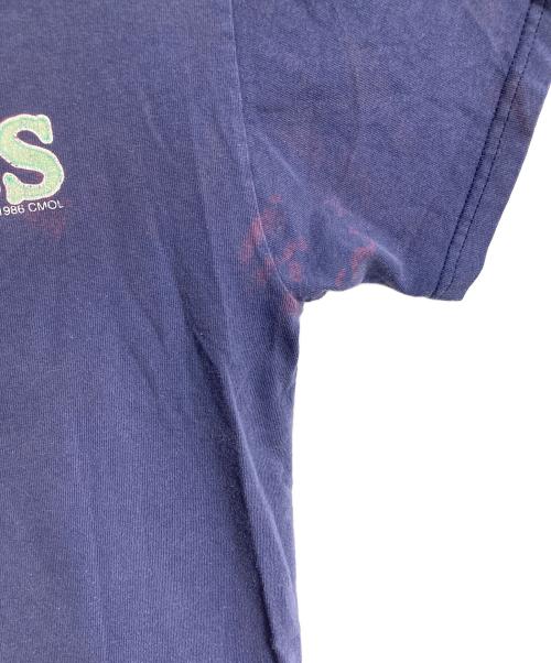 FRUIT OF THE LOOM（フルーツオブザルーム）FRUIT OF THE LOOM (フルーツオブザルーム) 【古着】Les Miserables 両面プリントTシャツ　半袖カットソー　Tee   1986コピーライター有 ネイビー サイズ:実寸参照の古着・服飾アイテム