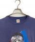 FRUIT OF THE LOOM (フルーツオブザルーム) 【古着】Les Miserables 両面プリントTシャツ　半袖カットソー　Tee   1986コピーライター有 ネイビー サイズ:実寸参照：7000円