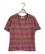 missoniミッソーニ）の古着「総柄半袖ニット　」｜マルチカラー