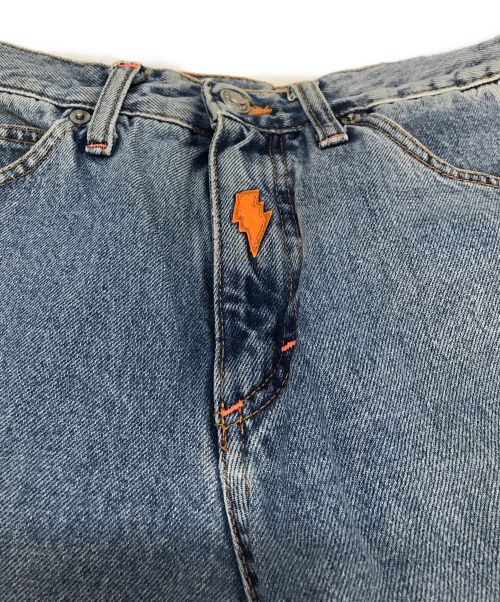 Walter Van Beirendonck W&LT（ウォルターヴァンベイレンドンク）Walter Van Beirendonck W&LT (ウォルターヴァンベイレンドンク) 【古着】90’Ｓデニムパンツ インディゴ サイズ:レディース　W30の古着・服飾アイテム