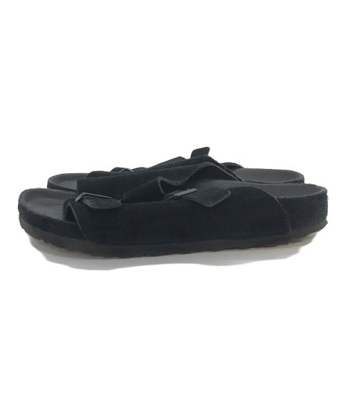 BIRKENSTOCK（ビルケンシュトック）BIRKENSTOCK (ビルケンシュトック) BEAMS (ビームス) スエードチューリッヒ サンダル ブラック サイズ:表記消失の古着・服飾アイテム