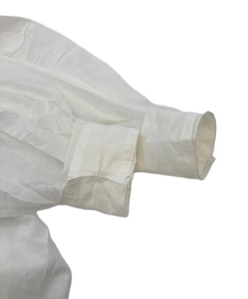 assiette（アシェット）assiette (アシェット) コットンシルクボウタイブラウス　SHIPS別注 ホワイト サイズ:1の古着・服飾アイテム