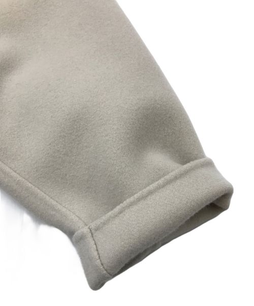 STUNNING LURE（スタニングルアー）STUNNING LURE (スタニングルアー) オーバーミドルコート　スタンドカラーコート　アウター　ウール混コート ベージュ サイズ:2の古着・服飾アイテム