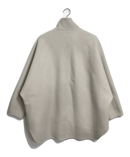 STUNNING LURE（スタニングルアー）STUNNING LURE (スタニングルアー) オーバーミドルコート　スタンドカラーコート　アウター　ウール混コート ベージュ サイズ:2の古着・服飾アイテム