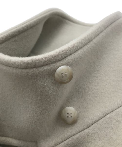 STUNNING LURE（スタニングルアー）STUNNING LURE (スタニングルアー) オーバーミドルコート　スタンドカラーコート　アウター　ウール混コート ベージュ サイズ:2の古着・服飾アイテム