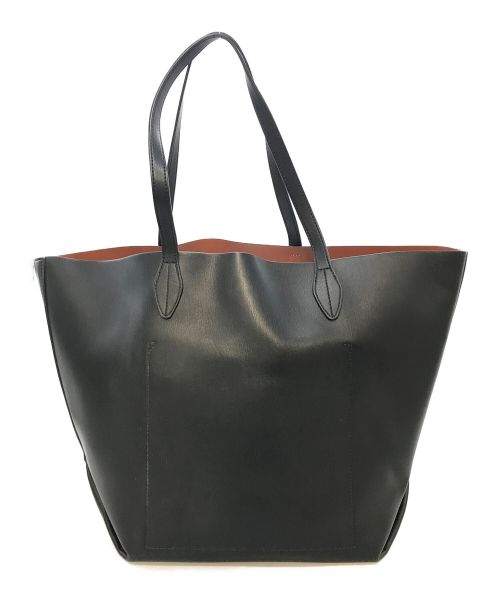 &MyuQ（アンドミューク）&MyuQ (アンドミューク) LETTE トートバッグ ブラック サイズ:実寸参照の古着・服飾アイテム