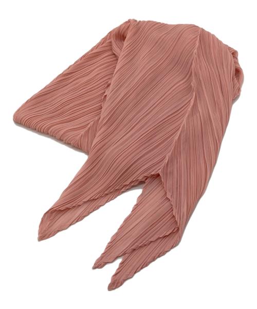 PLEATS PLEASE（プリーツプリーズ）PLEATS PLEASE (プリーツプリーズ) プリーツストール ピンク サイズ:実寸参照の古着・服飾アイテム