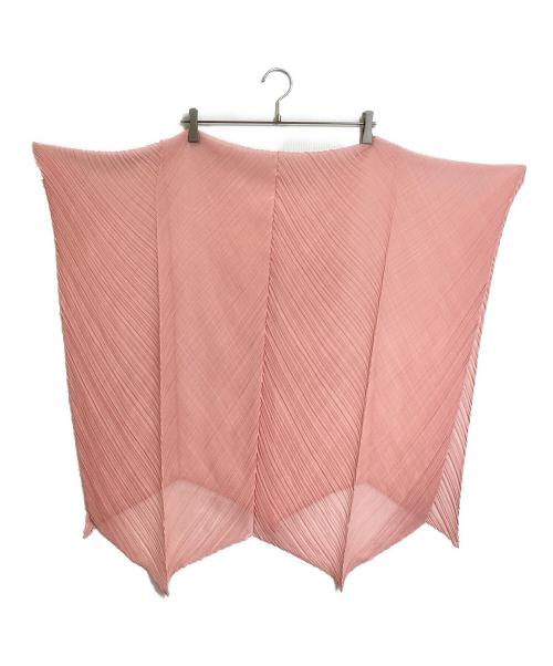 PLEATS PLEASE（プリーツプリーズ）PLEATS PLEASE (プリーツプリーズ) プリーツストール ピンク サイズ:実寸参照の古着・服飾アイテム