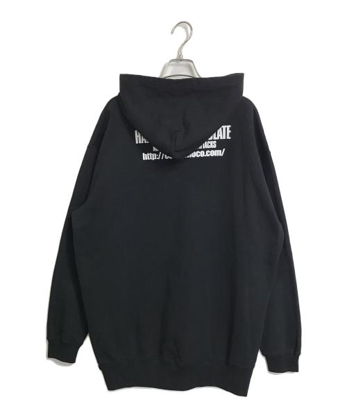 HARDCORE CHOCOLATE（ハードコア チョコレート）HARDCORE CHOCOLATE (ハードコア チョコレート) プルオーバーパーカー ブラック サイズ:XXLの古着・服飾アイテム