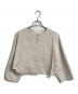 ANAYI（アナイ）の古着「ノーカラーショートジャケット」｜アイボリー